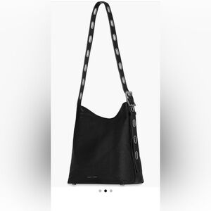 Rebecca Minkoff Crosby Black Leather Bucket Shoulder Bag NWT